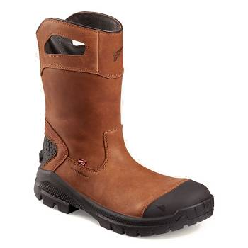 Red Wing Férfi Crv 11-inch Waterproof Safety Toe Munkavédelmi Bakancs Teve